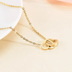 Revêtement Pvd Plaqué Or 18K Cœur Acier Inoxydable
304 Style Simple Résistant À L'eau Et Ne Ternit Pas
Acier Inoxydable 304 Collier