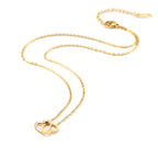 Revêtement Pvd Plaqué Or 18K Cœur Acier Inoxydable
304 Style Simple Résistant À L'eau Et Ne Ternit Pas
Acier Inoxydable 304 Collier