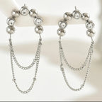 Paire Style Vintage À La Française Gland Acier Inoxydable 201 Plaqué Or 18K Boucles D'oreilles
Art